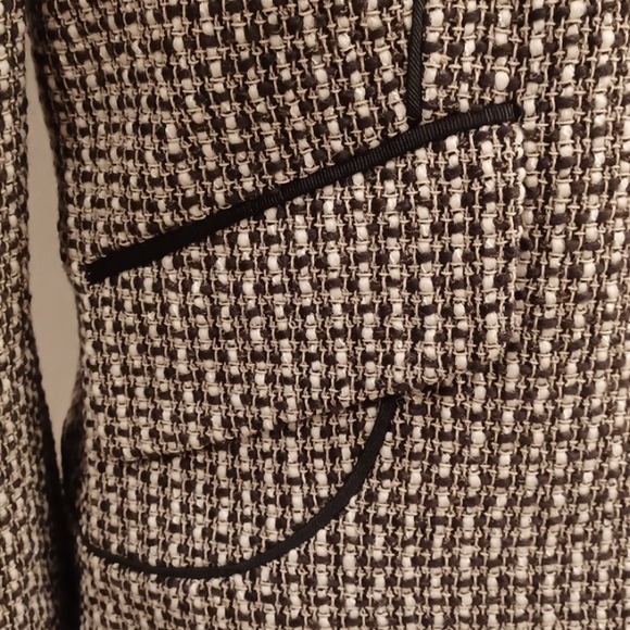Zenobia Textured Woven Wool Blend Blazer NEW- Sz. 10 - Picture 5 of 13